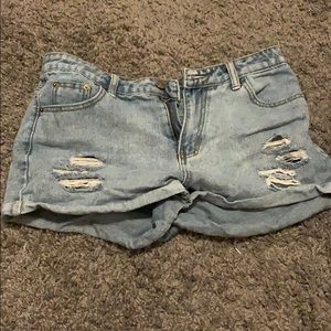 Jean shorts